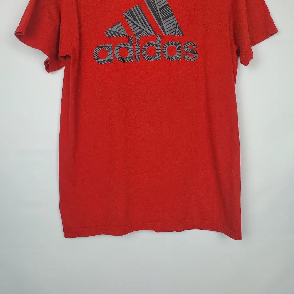 adidas red short